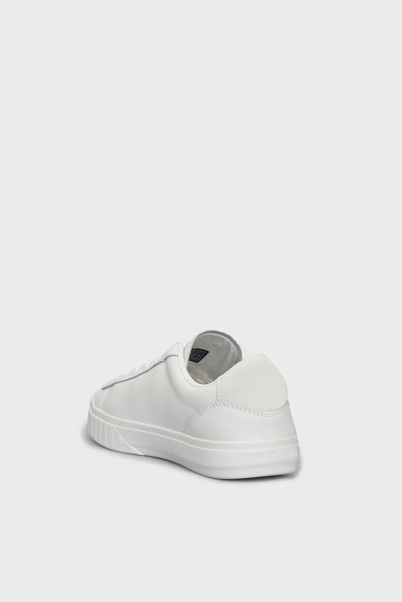 Женские белые кожаные сникерcы TJW CUPSOLE SNEAKER ESS 5