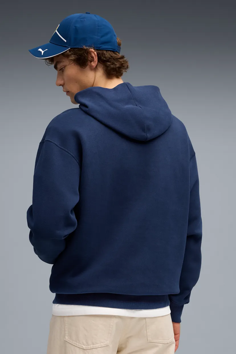 Чоловіче темно-синє худі Scuderia Ferrari Sportswear Shield Hoodie Men 3