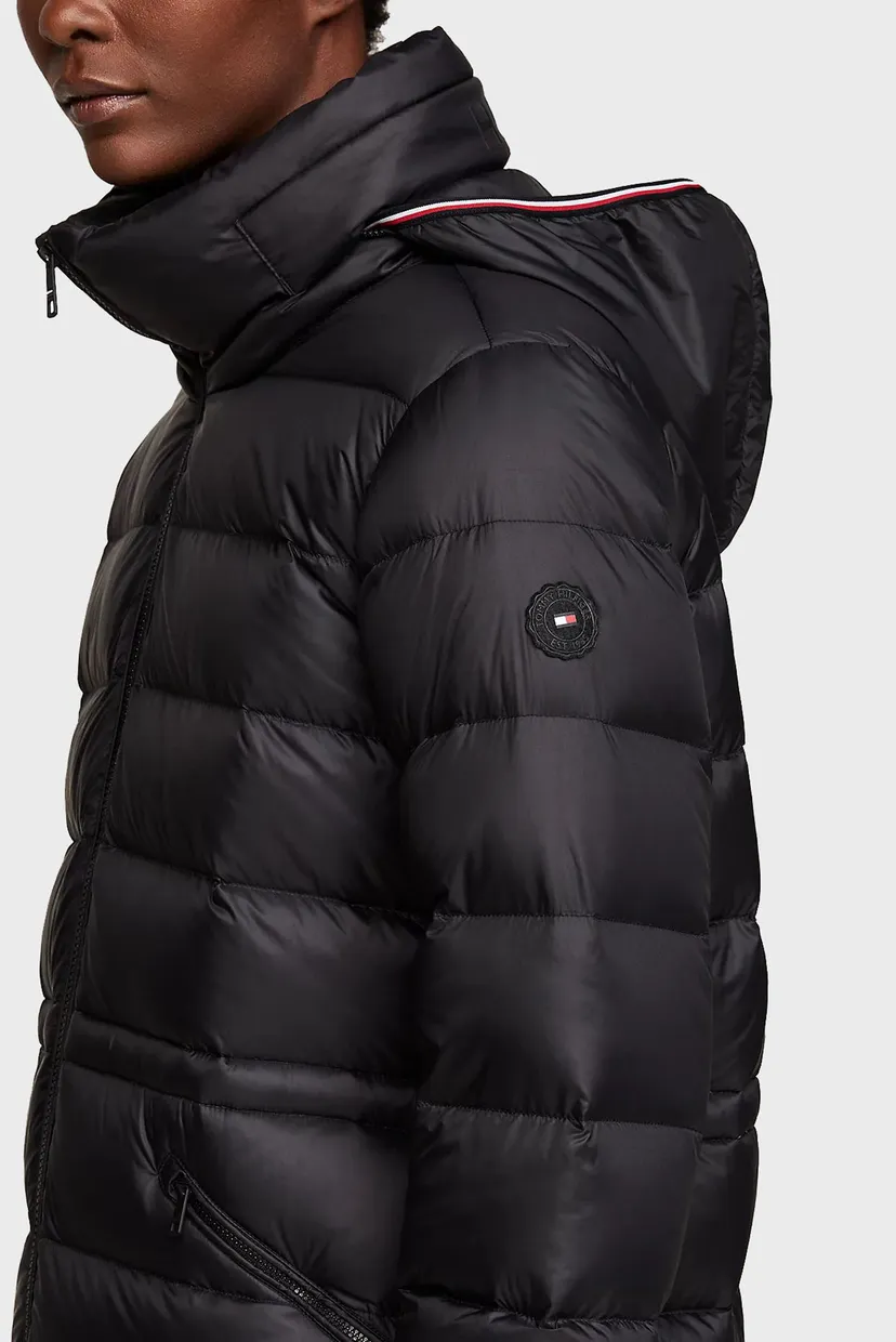 Жіночий чорний пуховик MW DOWN FUNNEL NK MAXI COAT 3