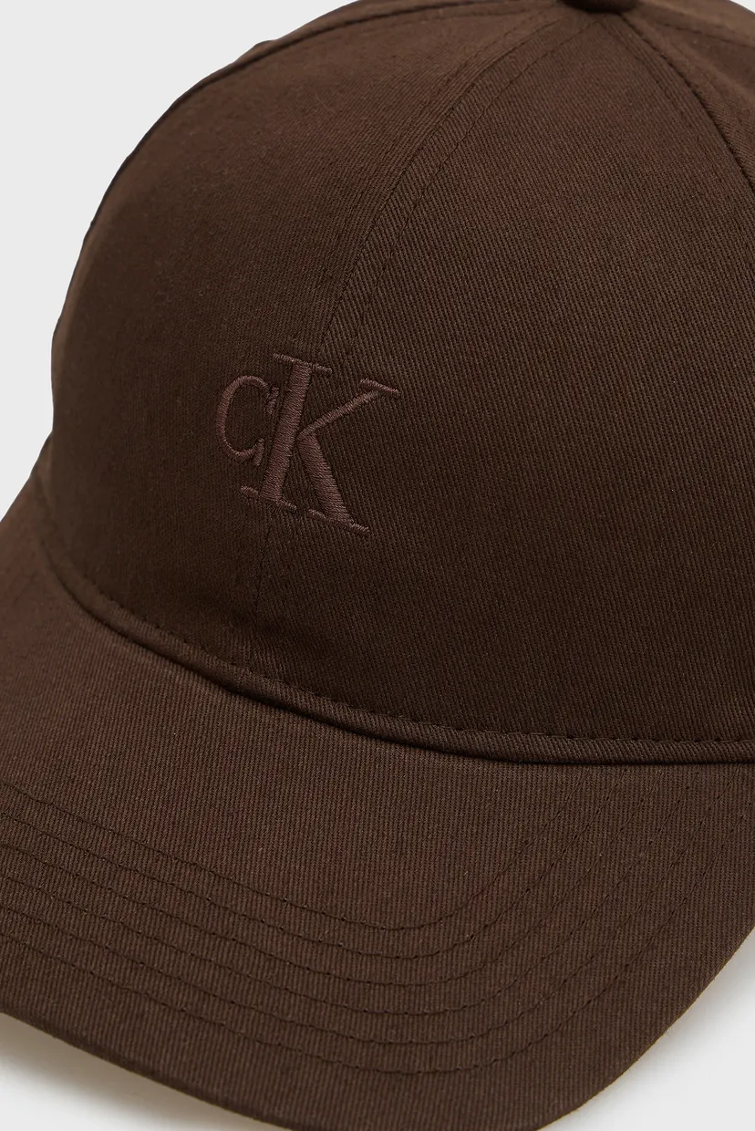 Жіноча темно-коричнева кепка MONOGRAM EMBROIDERY BASEBALL 3
