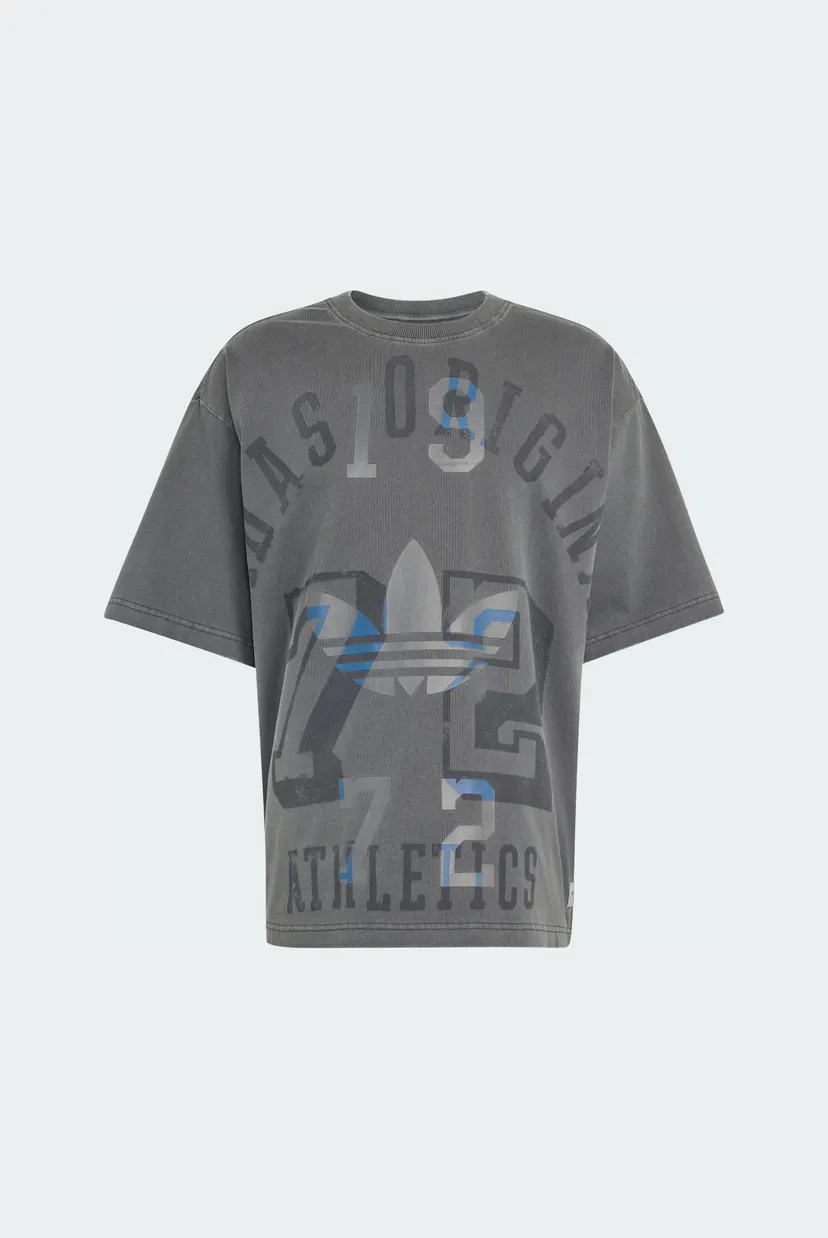 Мужская темно-серая футболка adidas Originals - Washed Graphics Premium 6