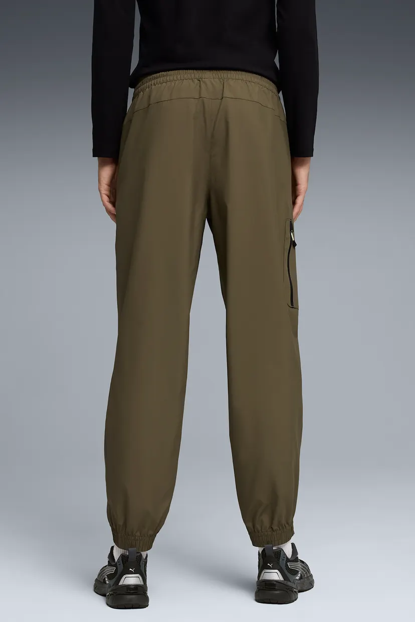 Мужские оливковые спортивные брюки PUMATECH Woven Cargo Pants Men 3