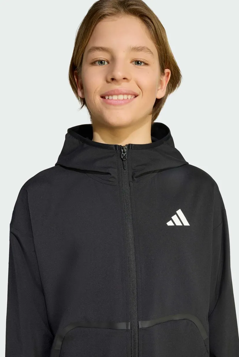 Дитяче чорне худі City Tech Winterized Fullzip Kids 4