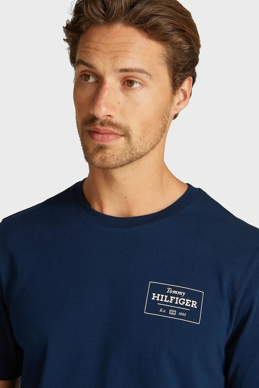 Чоловіча темно-синя футболка MONOTYPE PRINTED LABEL TEE 4