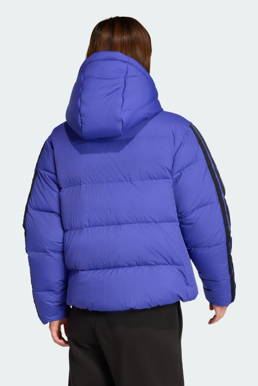 Жіночий фіолетовий пуховик Essentials Climawarm 3-Stripes 3