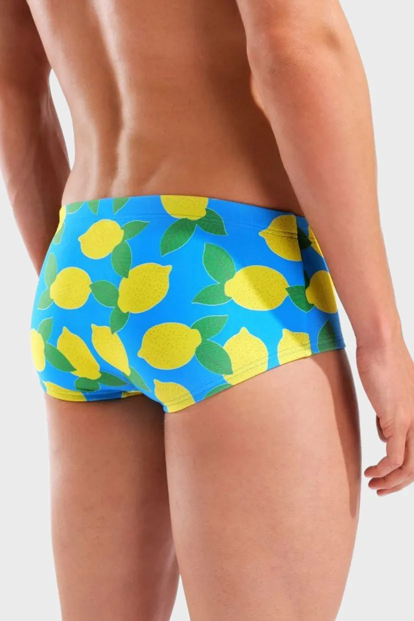 Мужские плавки с узором LEMONS SWIM LOW WAIST SHORT 4