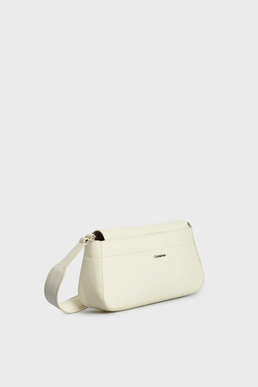 Жіноча біла сумка BUSINESS SHOULDER BAG_SAFFIANO 3
