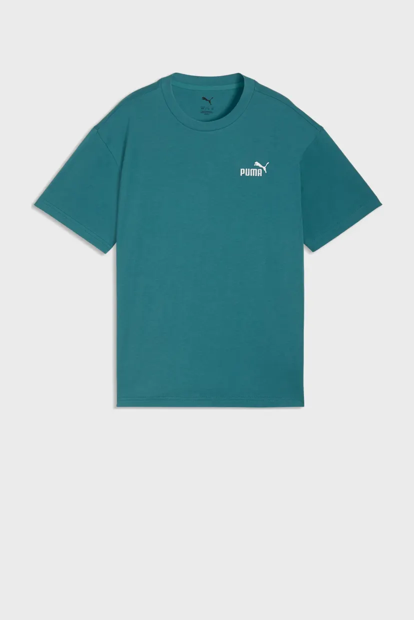 Дитяча бірюзова футболка ESS Small No. 1 Logo Relaxed Tee Youth 4