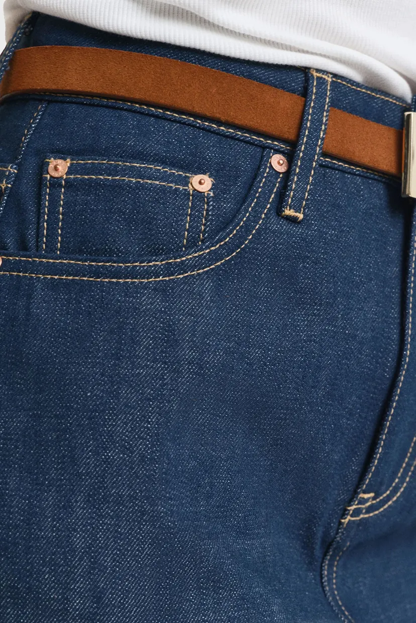 Женская темно-синяя джинсовая юбка DENIM 5
