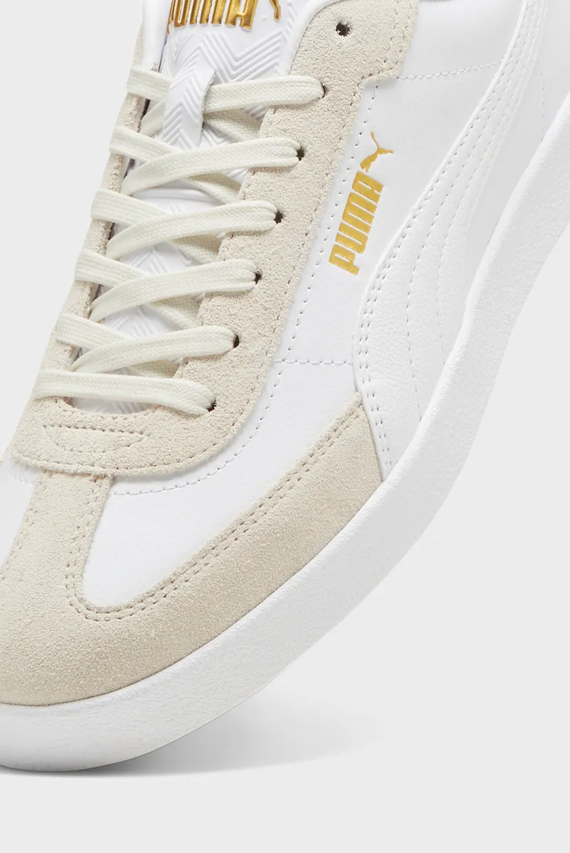 Белые кожаные сникерсы PUMA Club II Era Sneakers Unisex 6