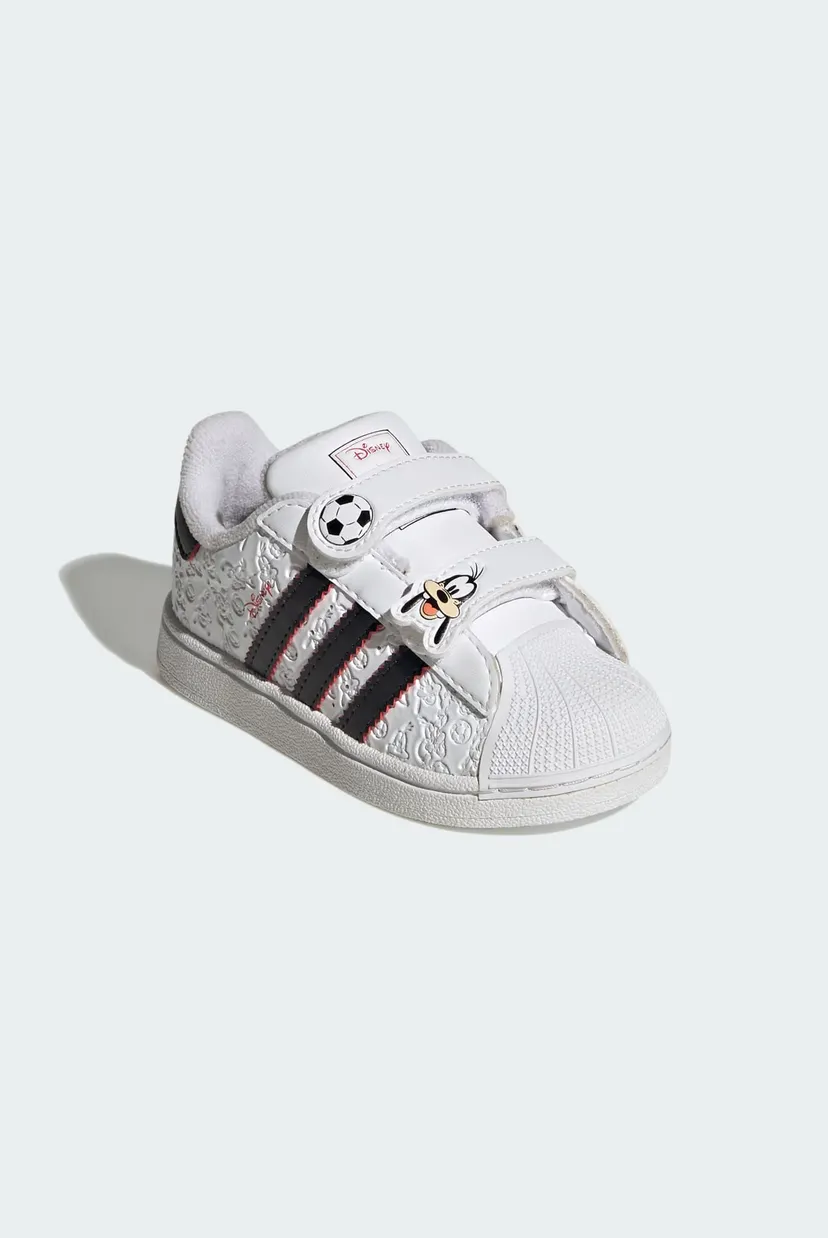 Дитячі білі снікерси ADIDAS DISNEY SUPERSTAR II COMFORT CLOSURE 4