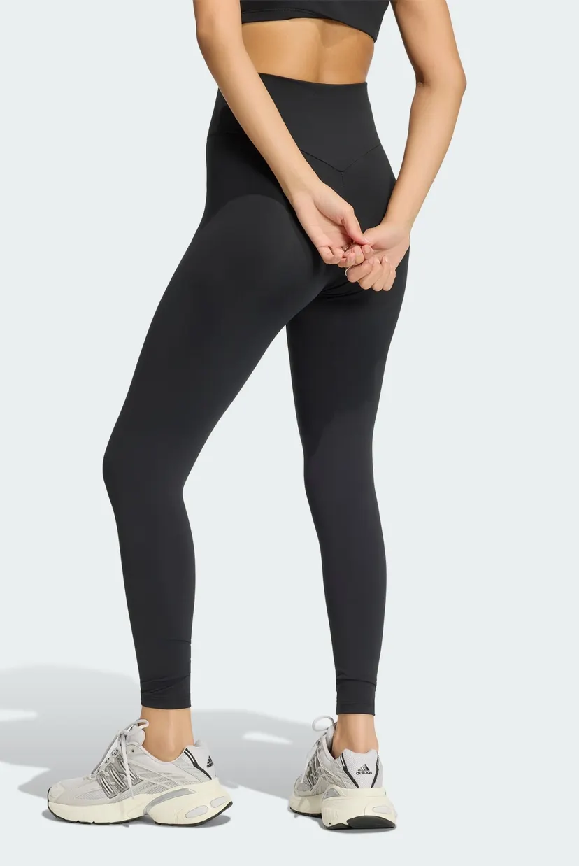Женские черные тайтсы ESSENTIALS POLYESTER 3