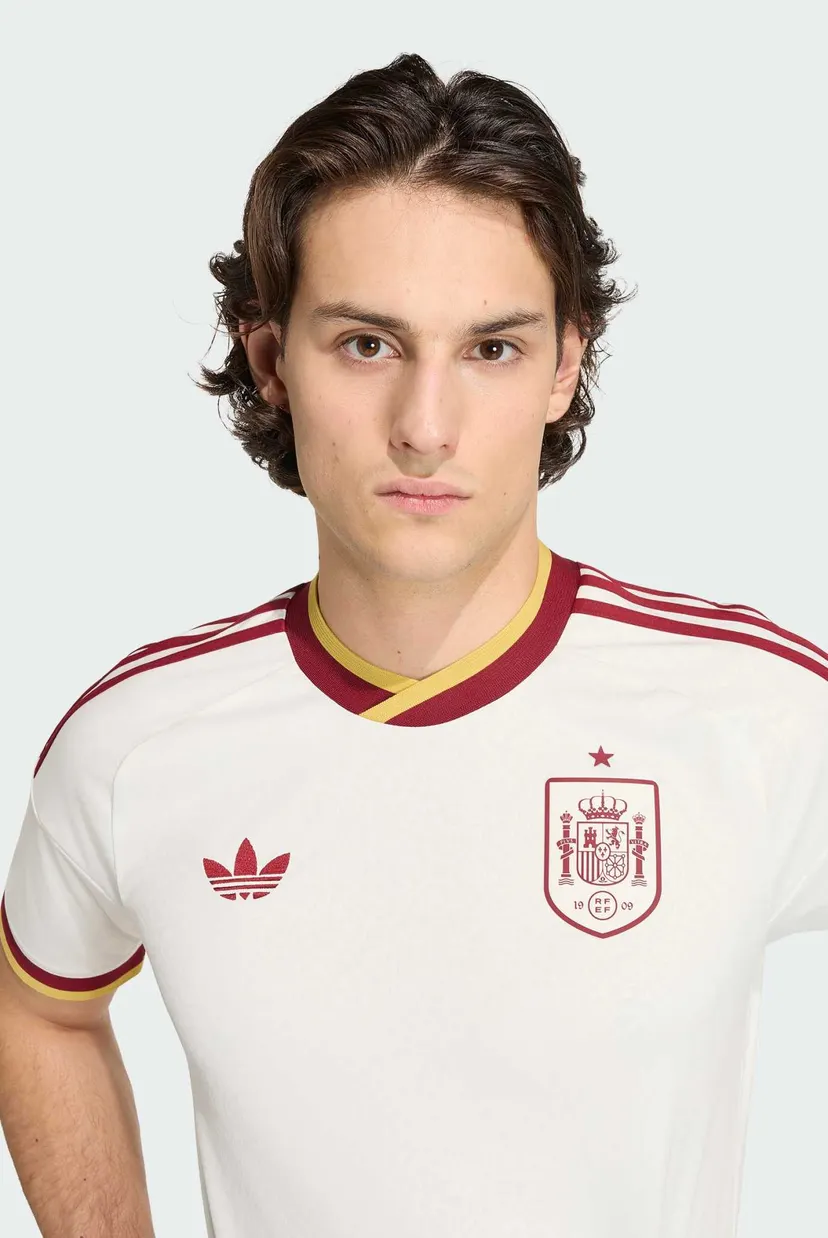 Мужская белая футболка Spain 26 Away 4