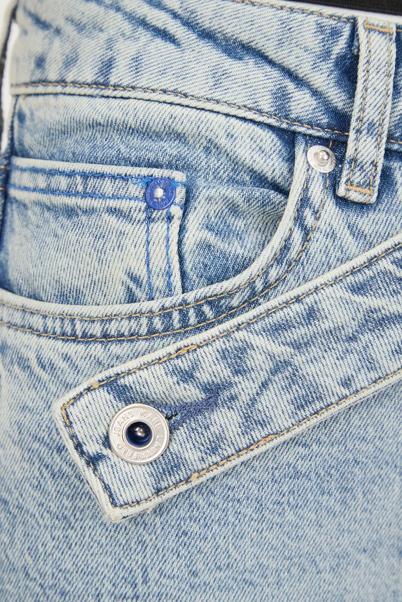Жіночі блакитні джинси KLJ MOM WAISTBAND 3