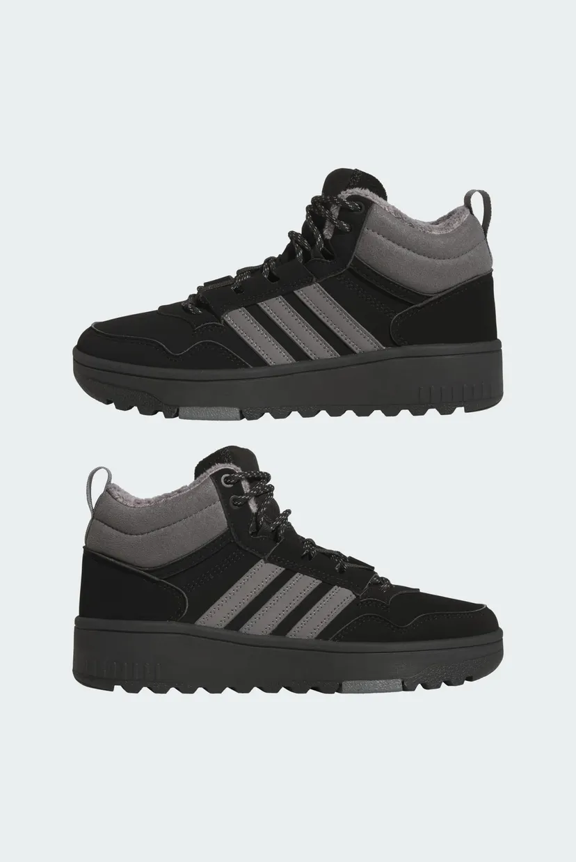 Дитячі чорні хайтопи Hoops 4.0 Mid Kids 7
