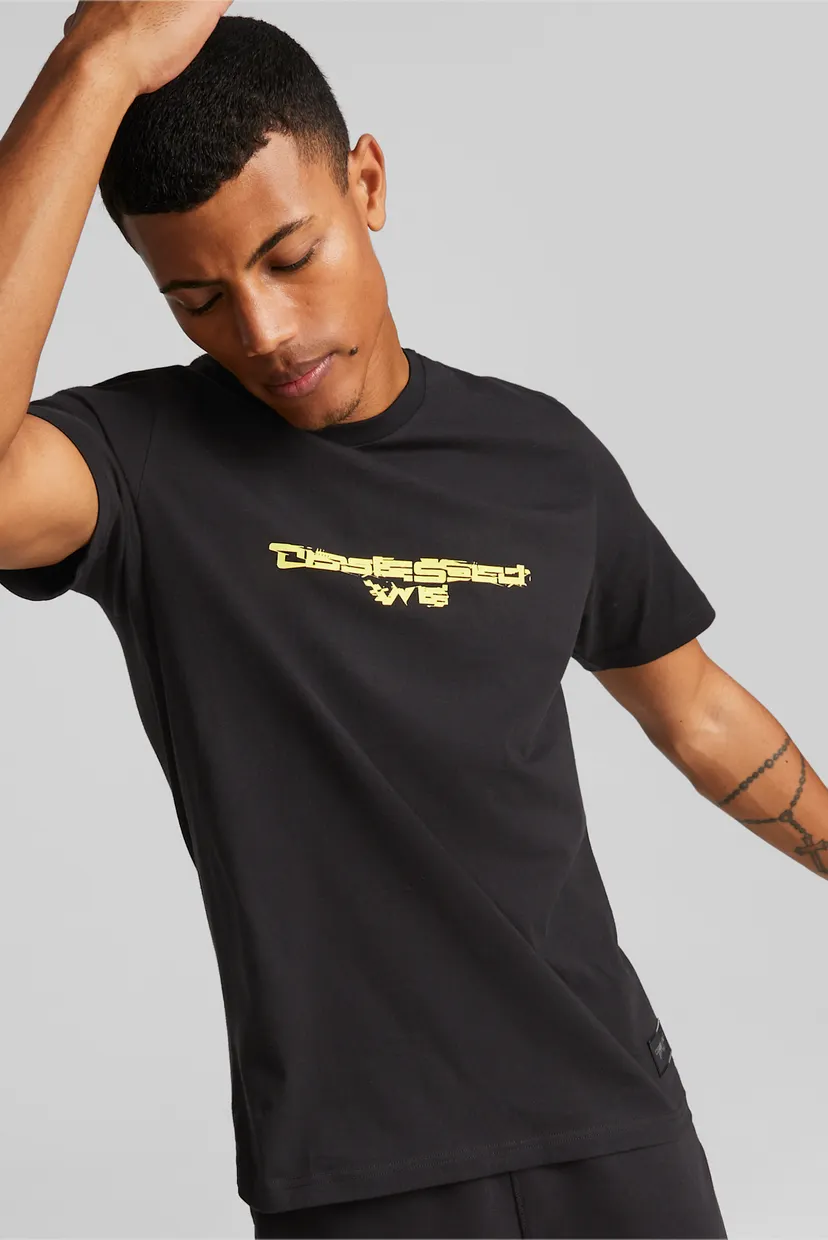 Мужская черная футболка PUMA x NAVI Esports Tee Men PUMA 621452