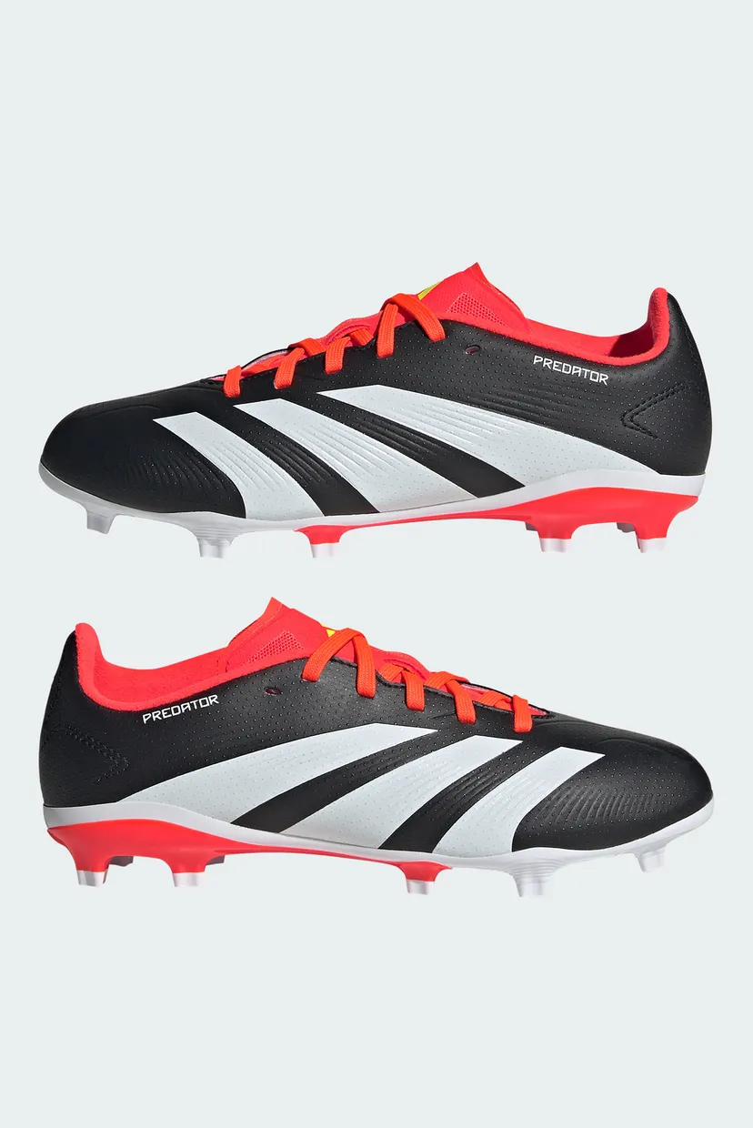 Детские черные бутсы Predator 24 League Firm Ground 8