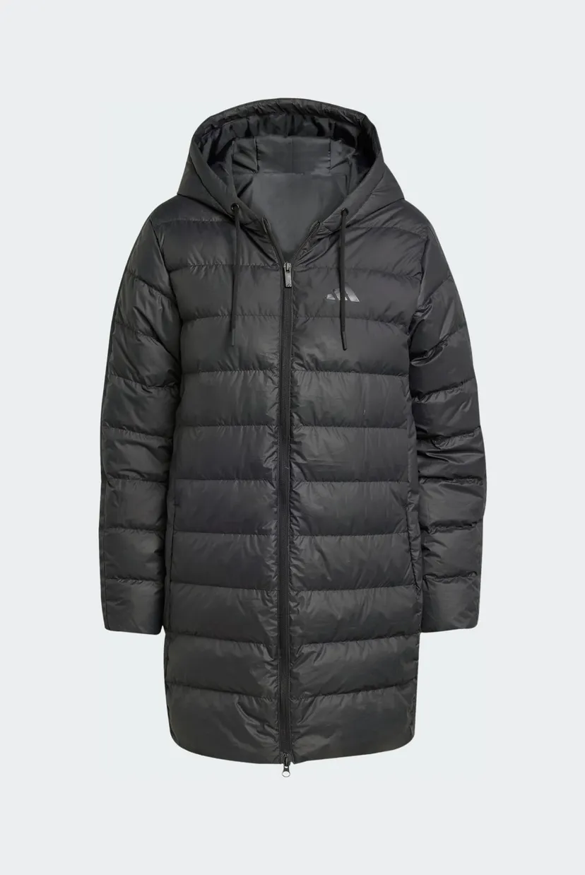 Жіночий чорний пуховик Essentials CLIMAWARM 3-Stripes 6