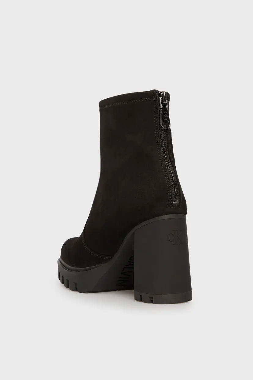 Жіночі чорні ботильйони HEEL PLATFORM ZIP BOOT SS 5