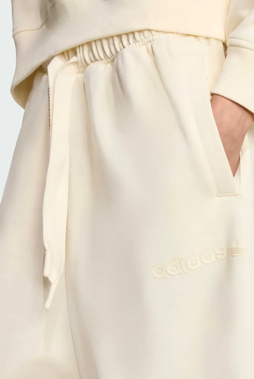 Женские белые спортивные брюки Essentials Linear Oversized 4