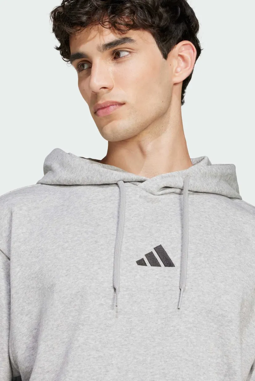 Чоловіче світло-сіре худі Essentials Feelcozy Fleece 4