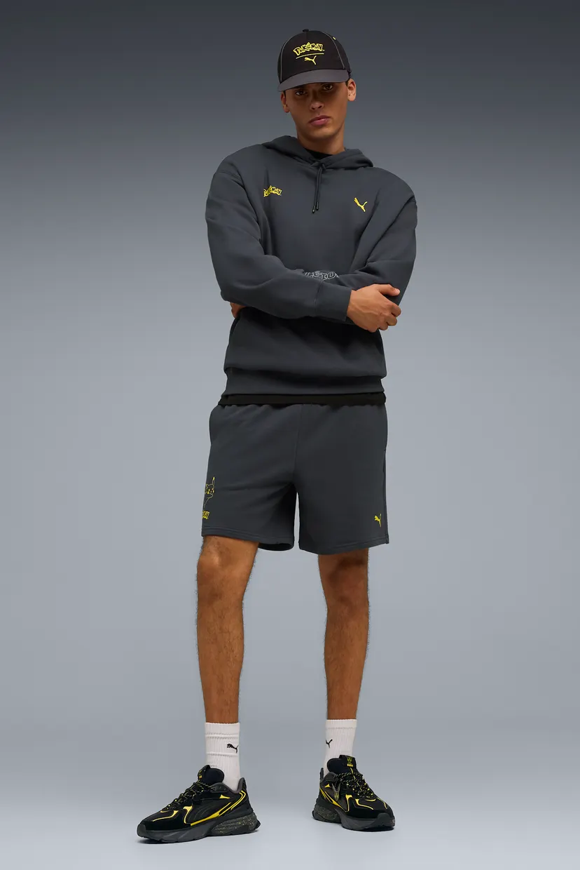 Мужское темно-серое худи PUMA x POKÉMON Relaxed Graphic Hoodie Men 3