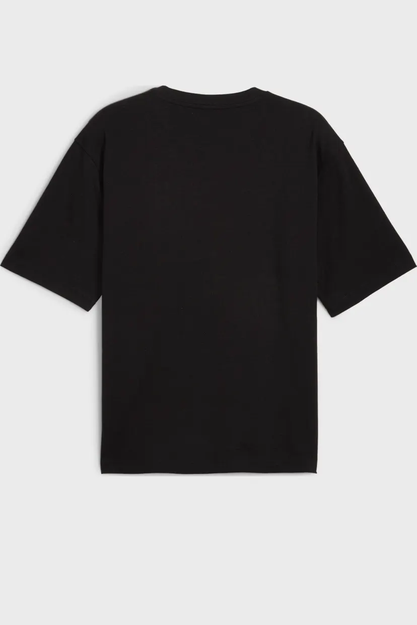 Чоловіча чорна футболка WARDROBE ESS Boxy Tee Men 5