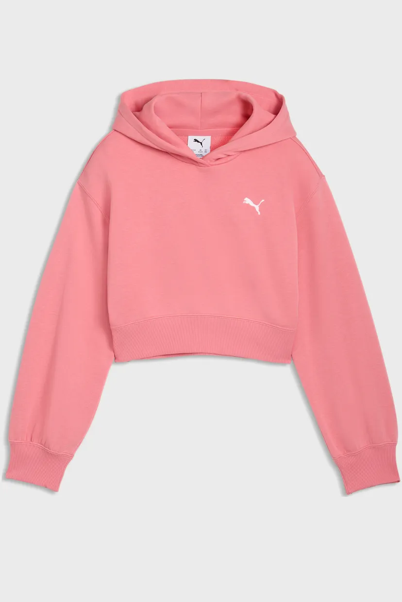 Дитяче рожеве худі WARDROBE ESS Short Length Hoodie Youth 4