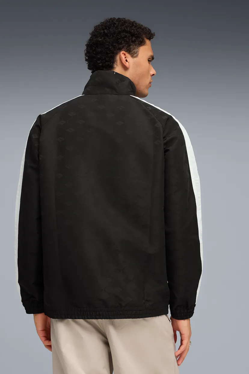 Чоловіча чорна спортивна кофта з візерунком T7 Woven Track Jacket Men 3