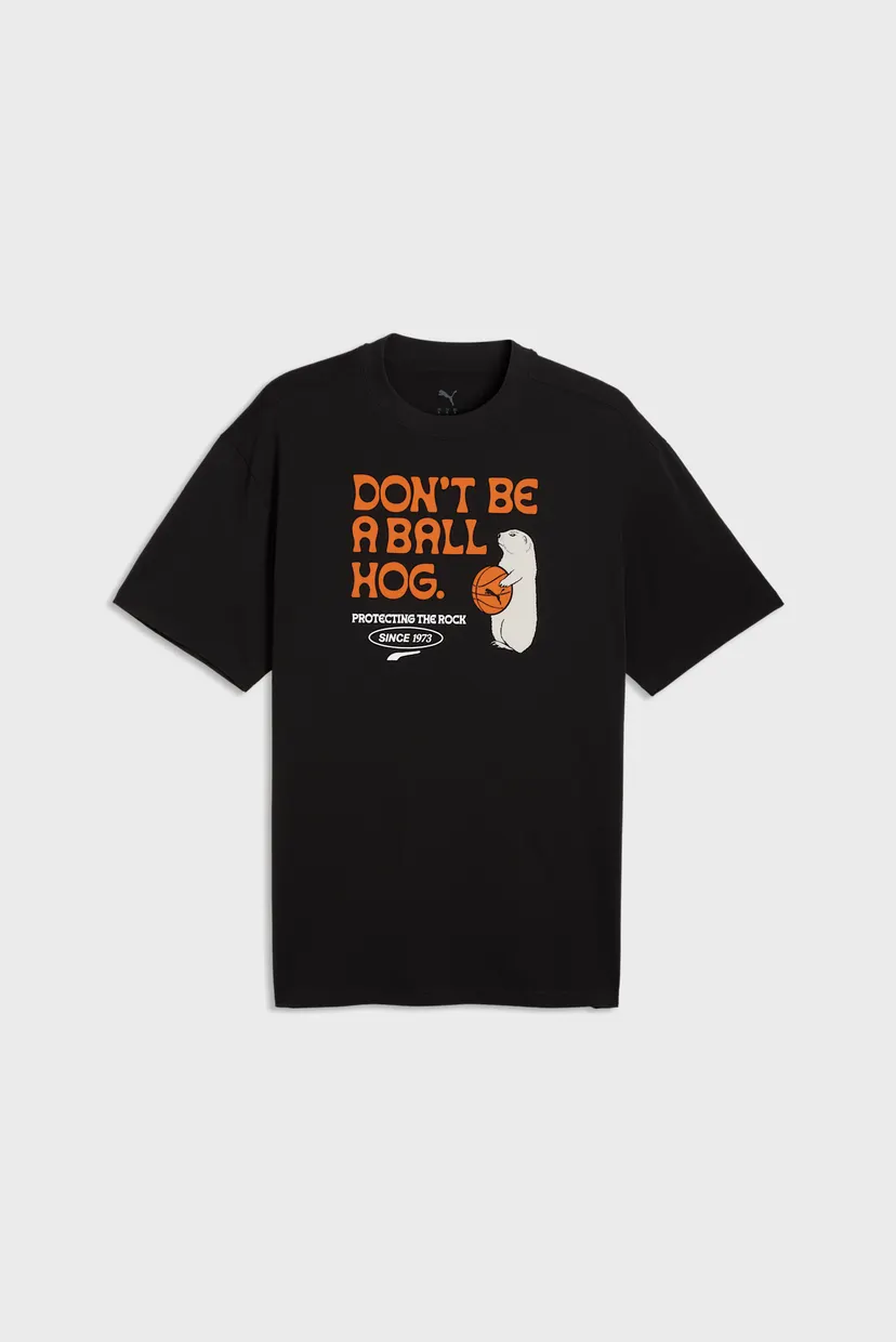 Чоловіча чорна футболка Junior Varsity II Relaxed Basketball Tee Men 4