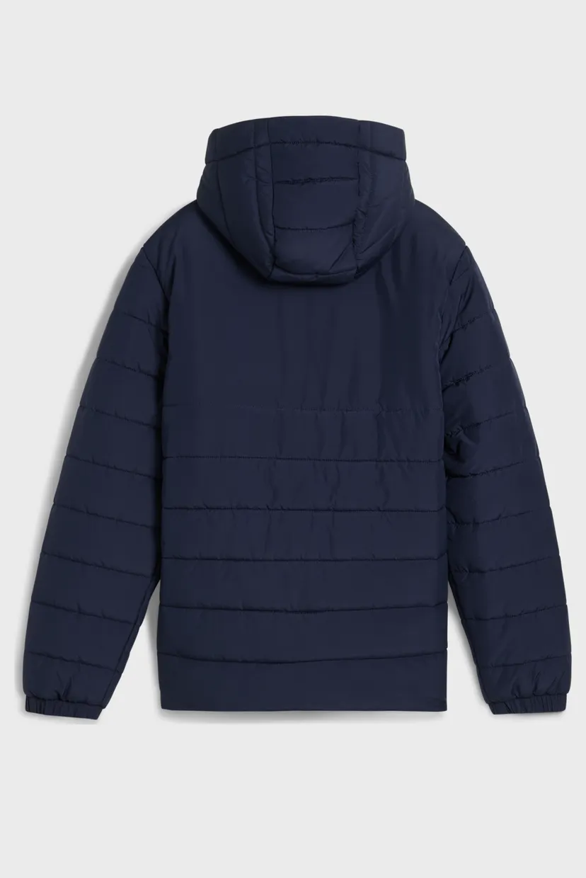 Детская темно-синяя куртка teamADDITIONS Hooded Padded Football Youth 6