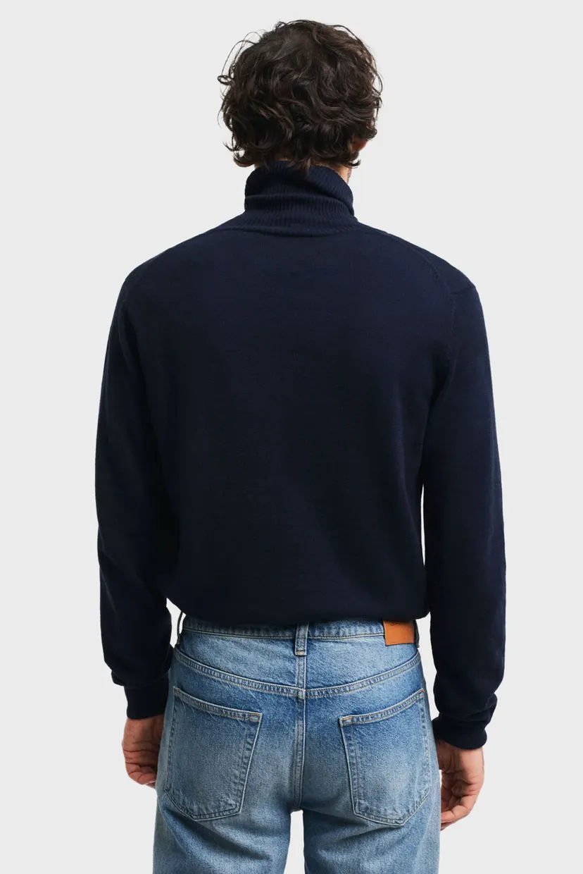 Мужской темно-синий гольф ROLLNECK 3