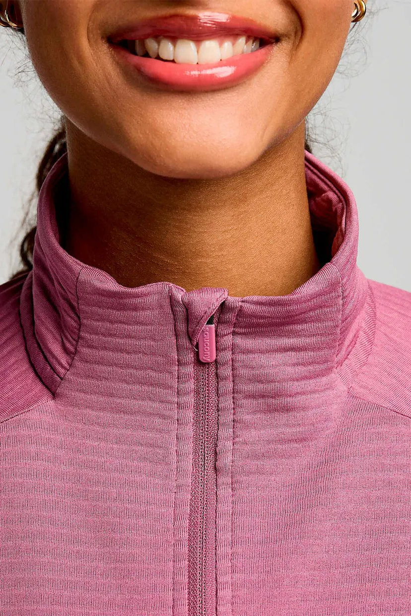 Женская розовая спортивная кофта TRIUMPH 3D 1/2 ZIP 4