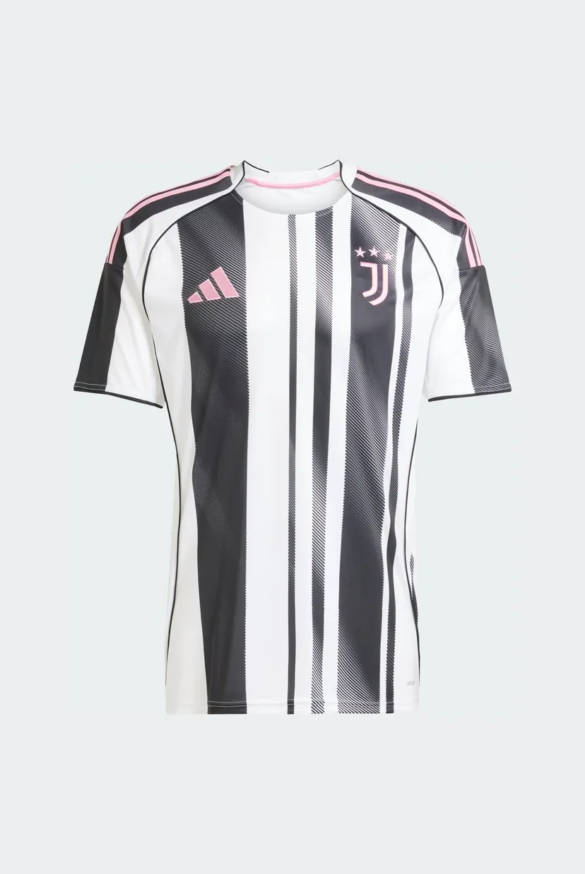Мужская белая футболка в полоску Juventus 25/26 Home 6