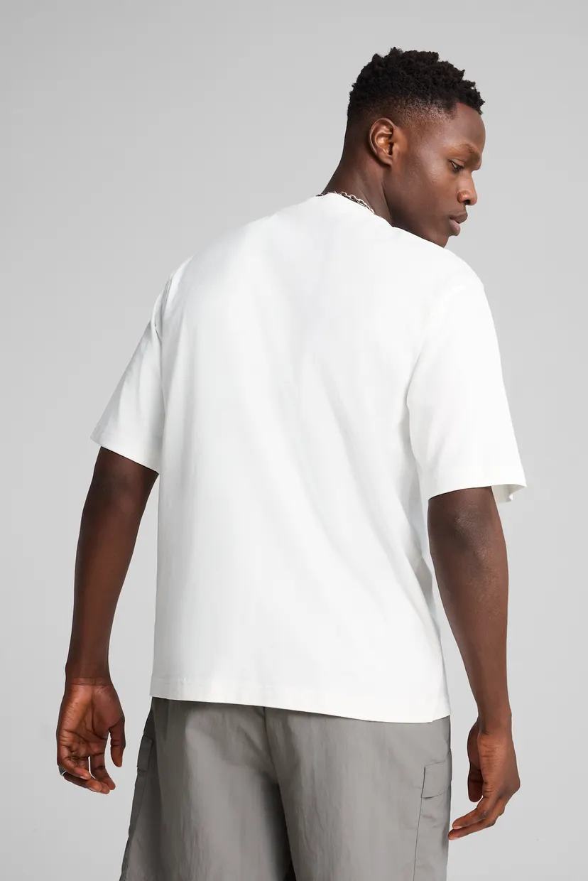 Чоловіча біла футболка WARDROBE ESS Boxy Tee Men 3