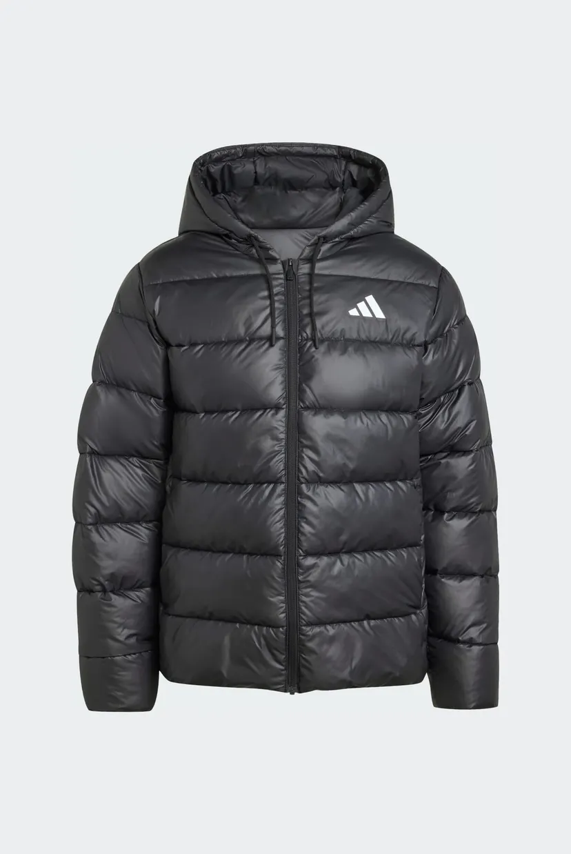 Мужская черная куртка Essentials CLIMAWARM Synthetic Down Puffer Hooded 6