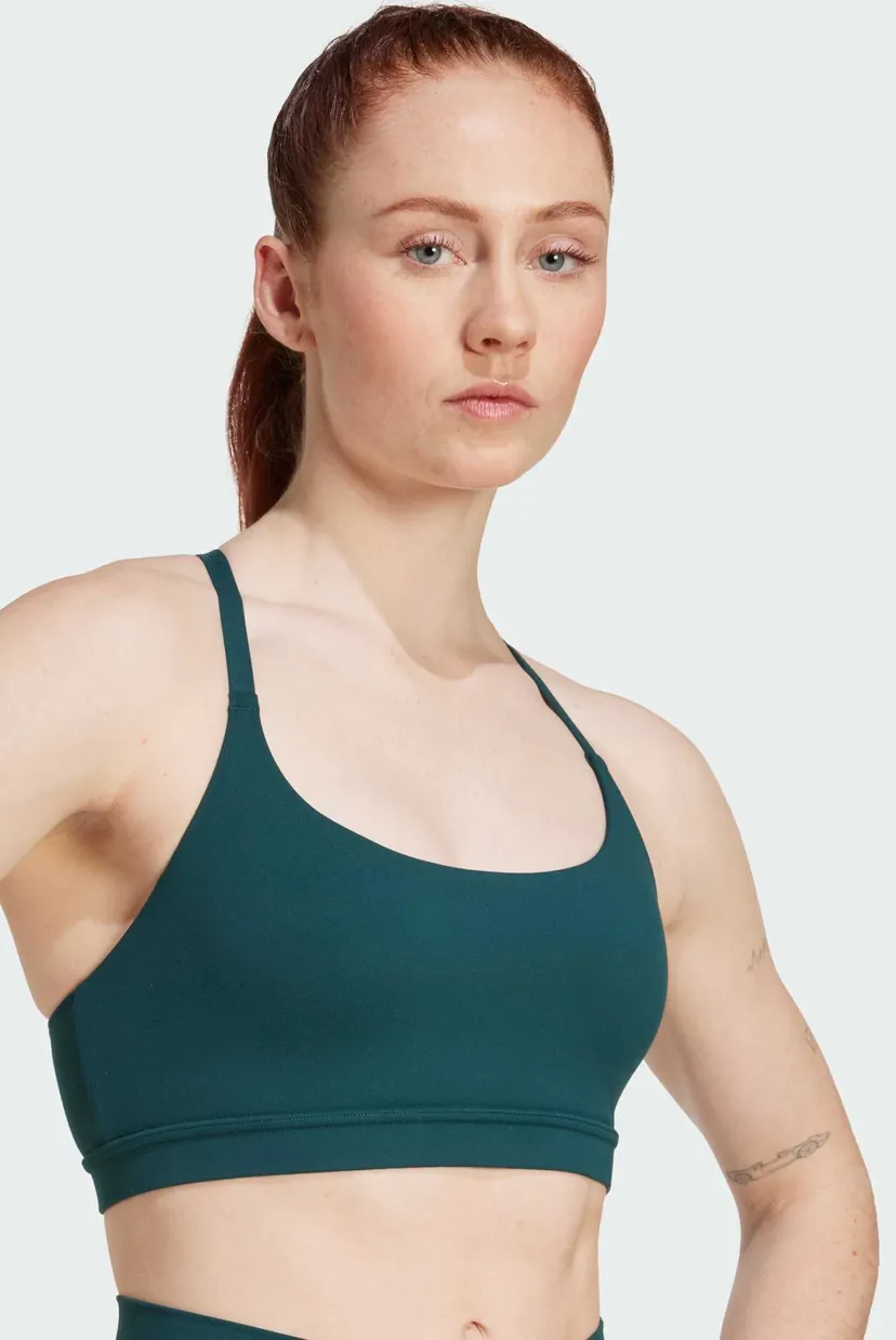 Жіночий зелений топ adidas All Me Light Support 4