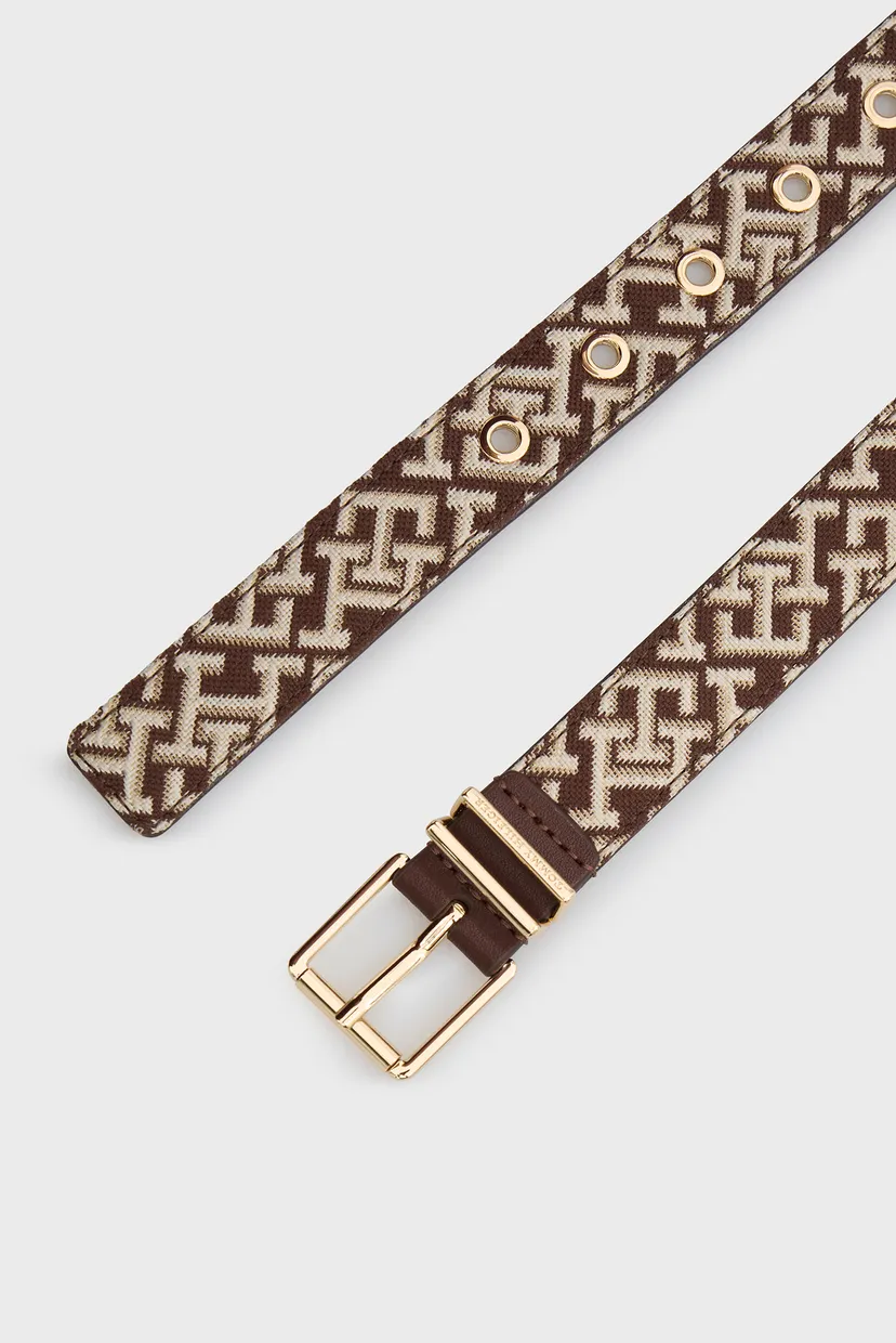 Женский ремень с узором SQUARE 2.5 JACQUARD 3
