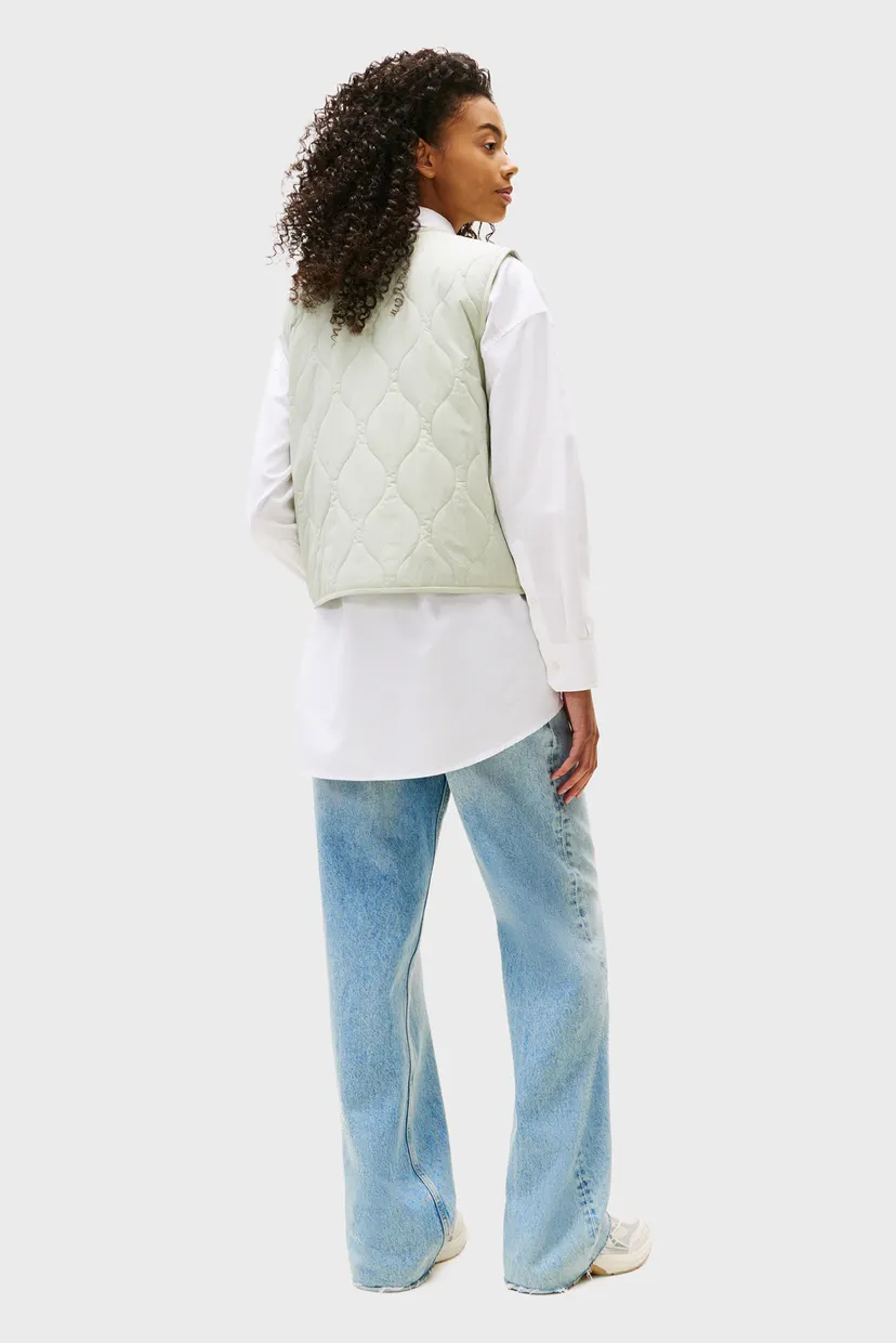 Жіночий м'ятний жилет TJW ONION QUILT VEST 3