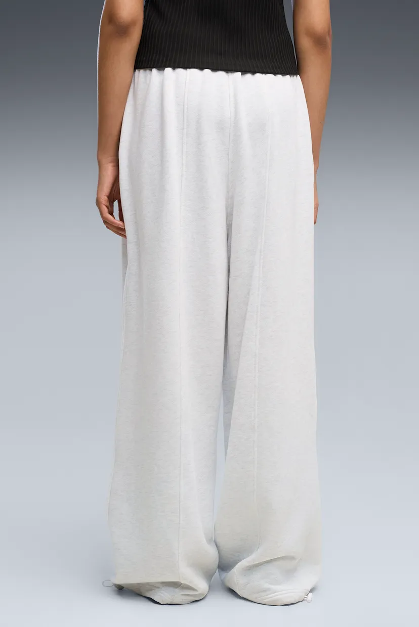 Жіночі білі спортивні штани Essentials Slouchy Pintuck Oversized Pants Women 3