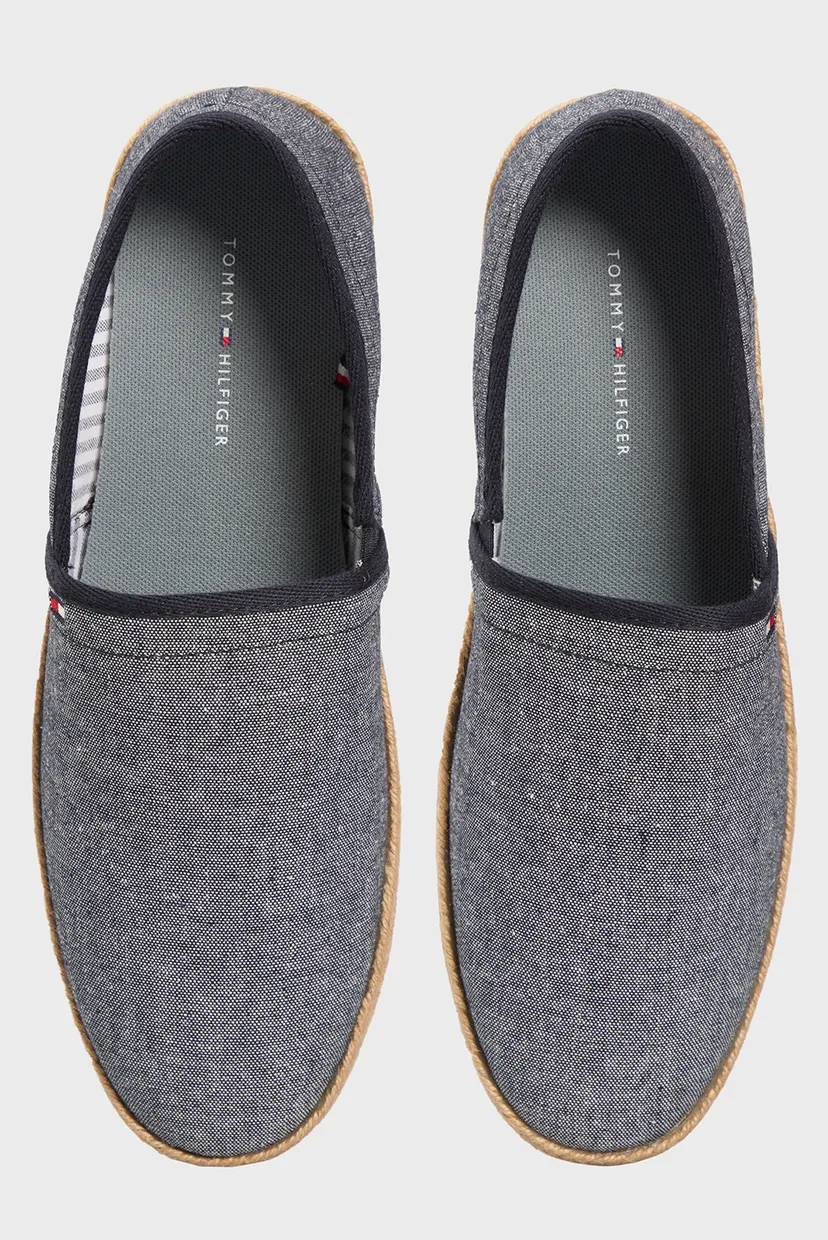 Мужские синие эспадрильи HILFIGER CHAMBRAY ESPADRILLE 4