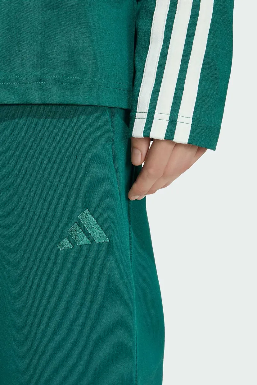 Мужские зеленые спортивные брюки ADIDAS KIT SMALL LOGO REGULAR CUFFED 4