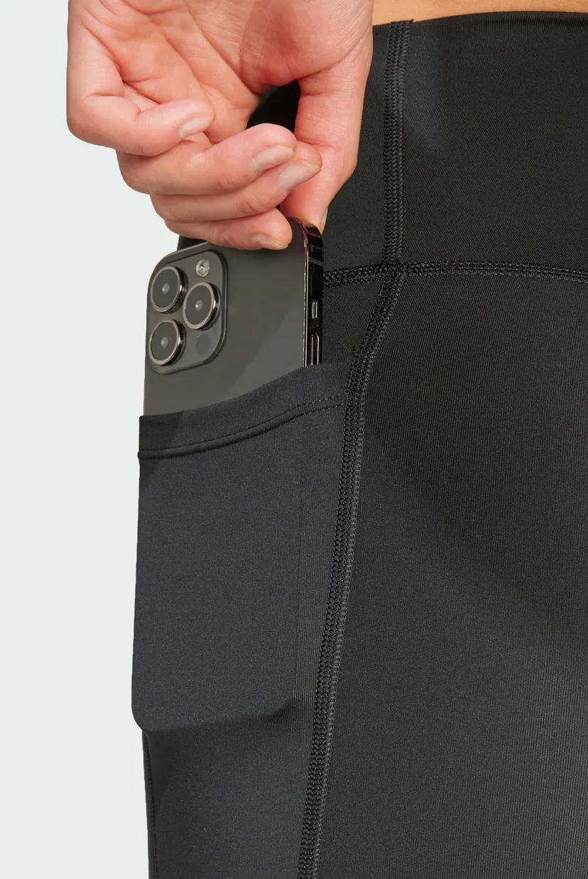 Женские черные велосипедки Optime Essentials Stash Pocket 7-Inch 5