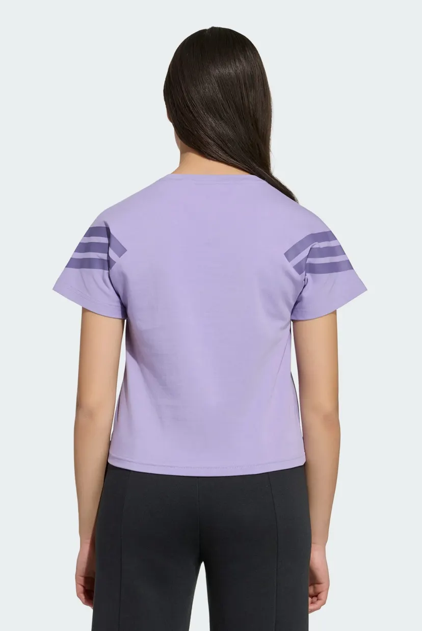 Дитяча бузкова футболка Future Icons 3 Stripes 3