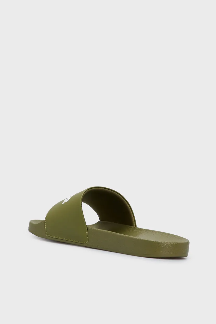 Мужские оливковые слайдеры HILFIGER RAISED POOL SLIDE 5