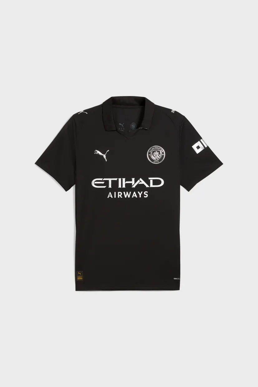Мужская черная футболка Manchester City 25/26 Away Jersey Men 4