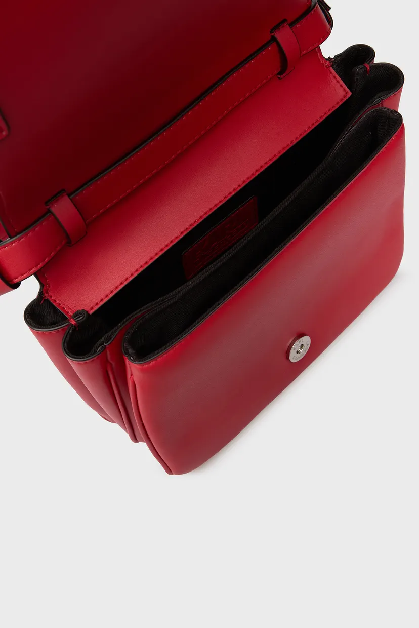 Жіноча червона сумка K LETTERS FLAP CROSSBODY 5