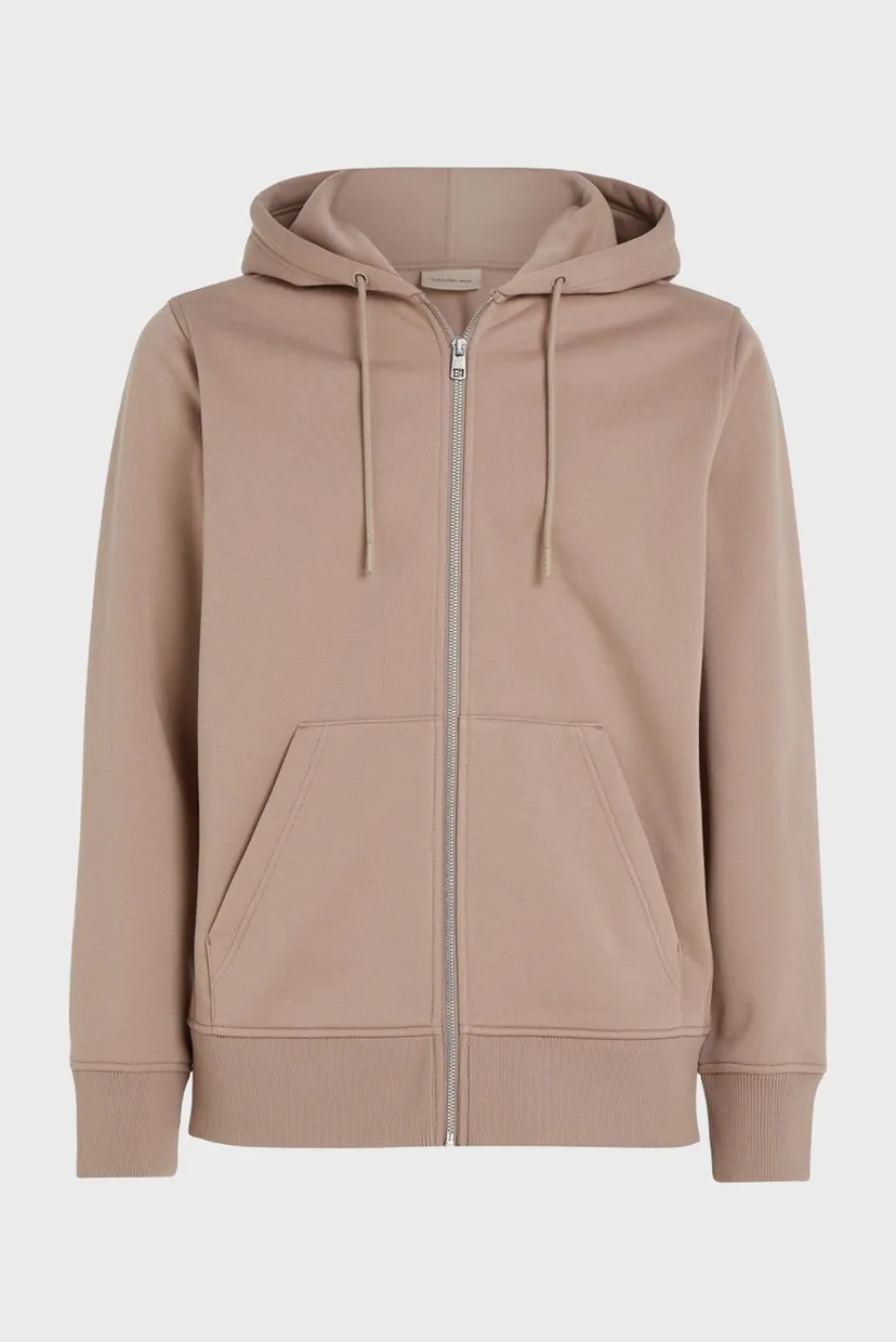 Чоловіче бежеве худі LOGO TAPE ZIP THROUGH 5