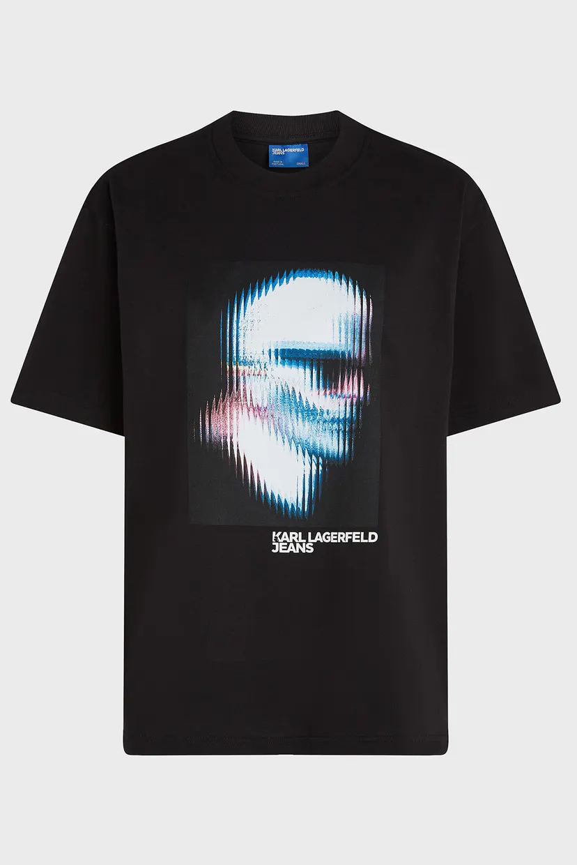 Жіноча чорна футболка KARL TEE 5