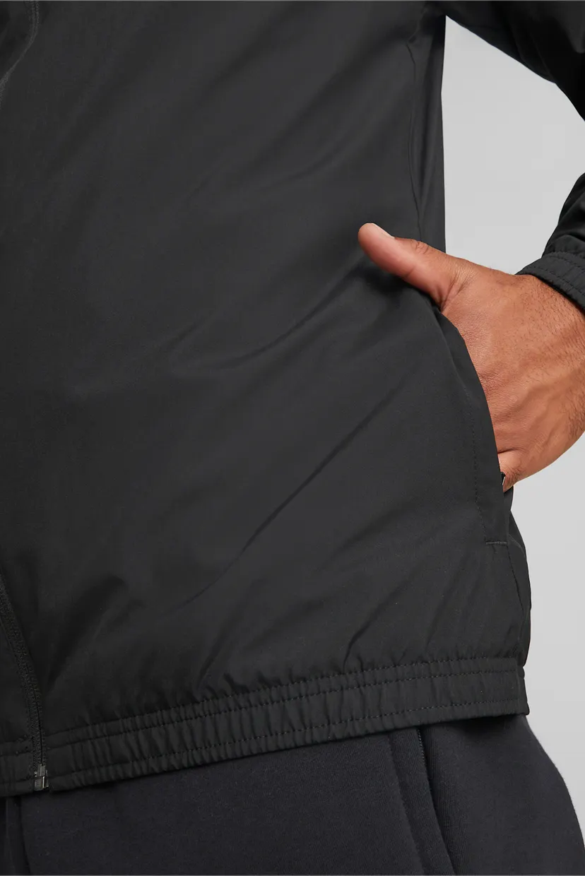 Чоловіча чорна вітровка teamRISE All-Weather Football Jacket Men 5